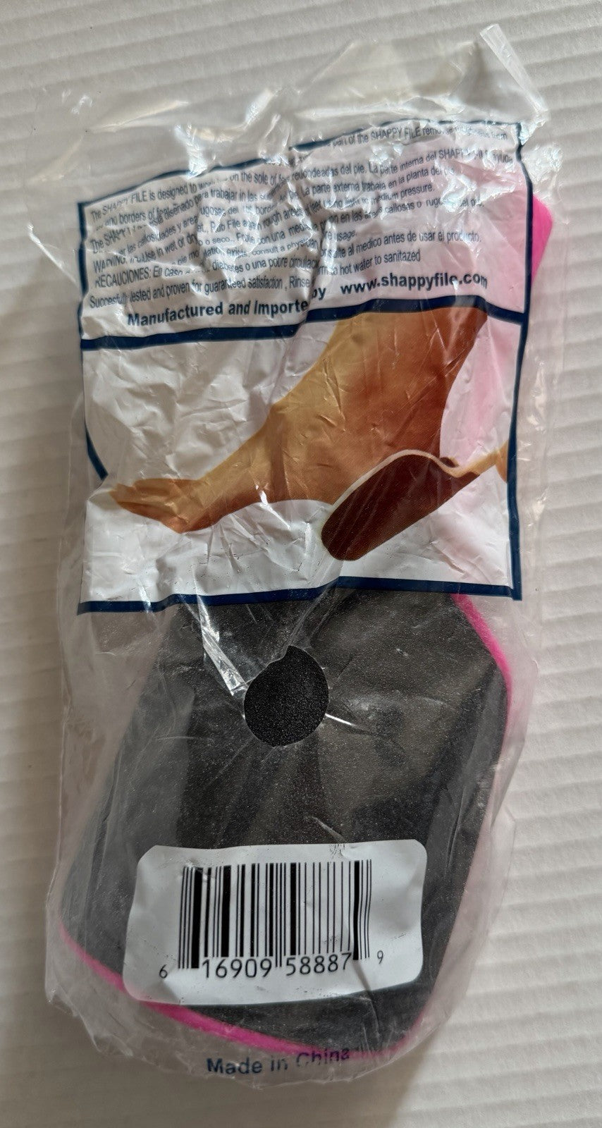 SHAPPY FOOT FILE REMOVES DEAD SKIN SMOOTHS FEET LOT OF COARSE FILES