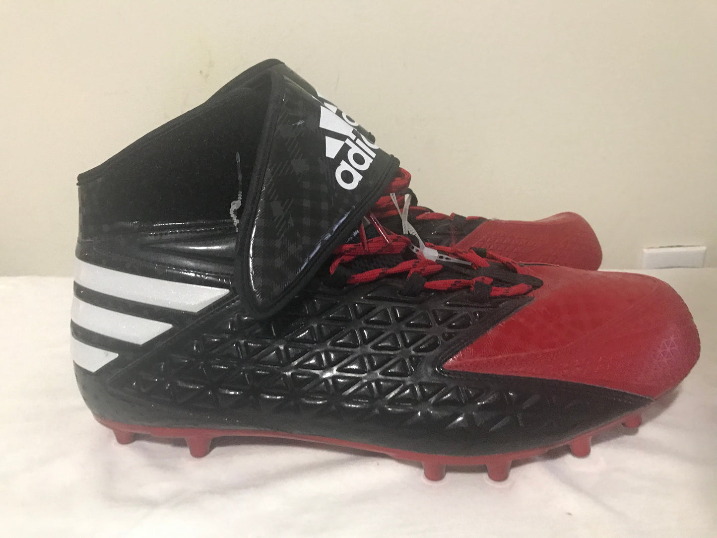 New Mens Size15 NIKE Lunarlon Superbad Blue Red White Cleats Shoes $45.99 534994-602