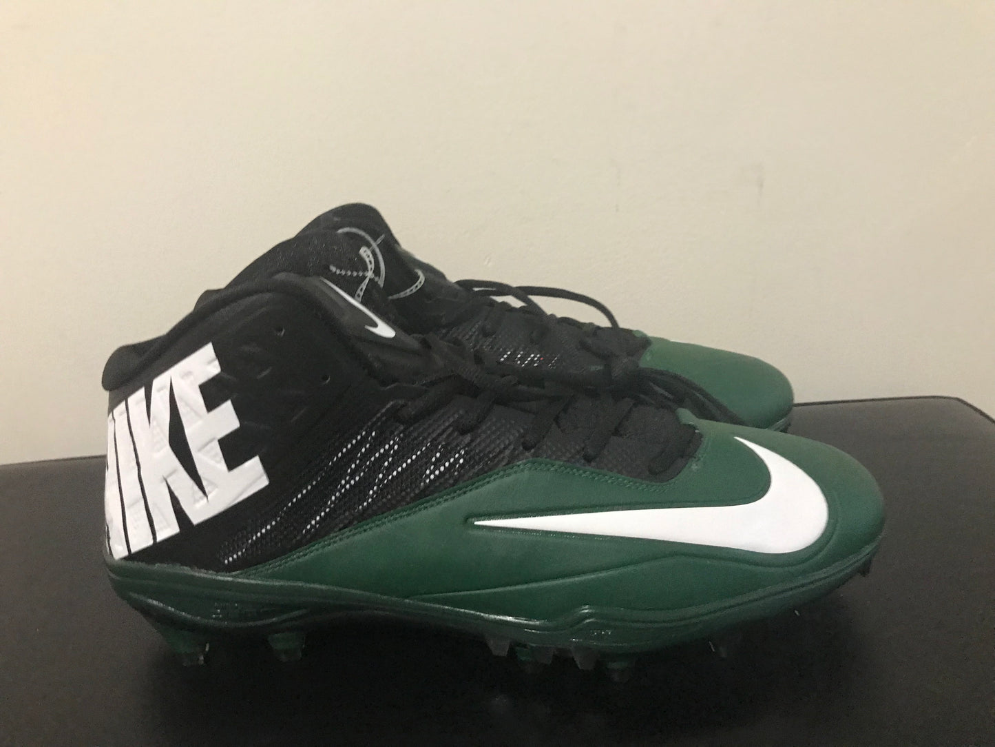 Nike Mens Zoom Code Elite Football Cleats Green & Black Size 16 New Without Box