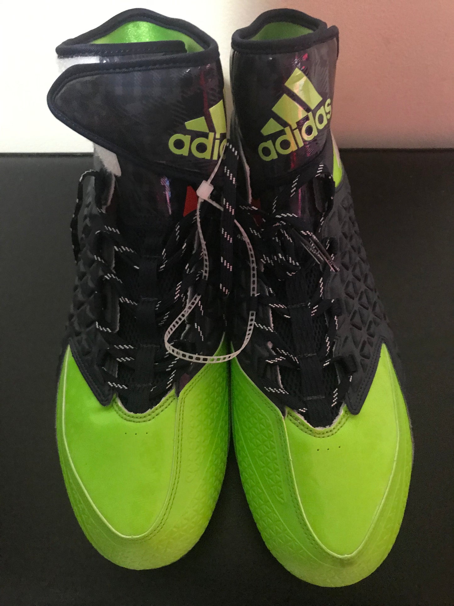 New Adidas Green Blue Cleats Men's ART BB8951 Sz 16