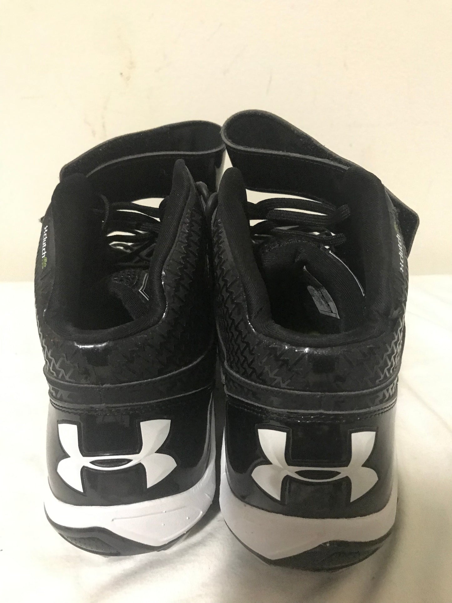 Under Armour UA Clutchfit Spine Black Football/Lacrosse Cleats Men’s Sz 16