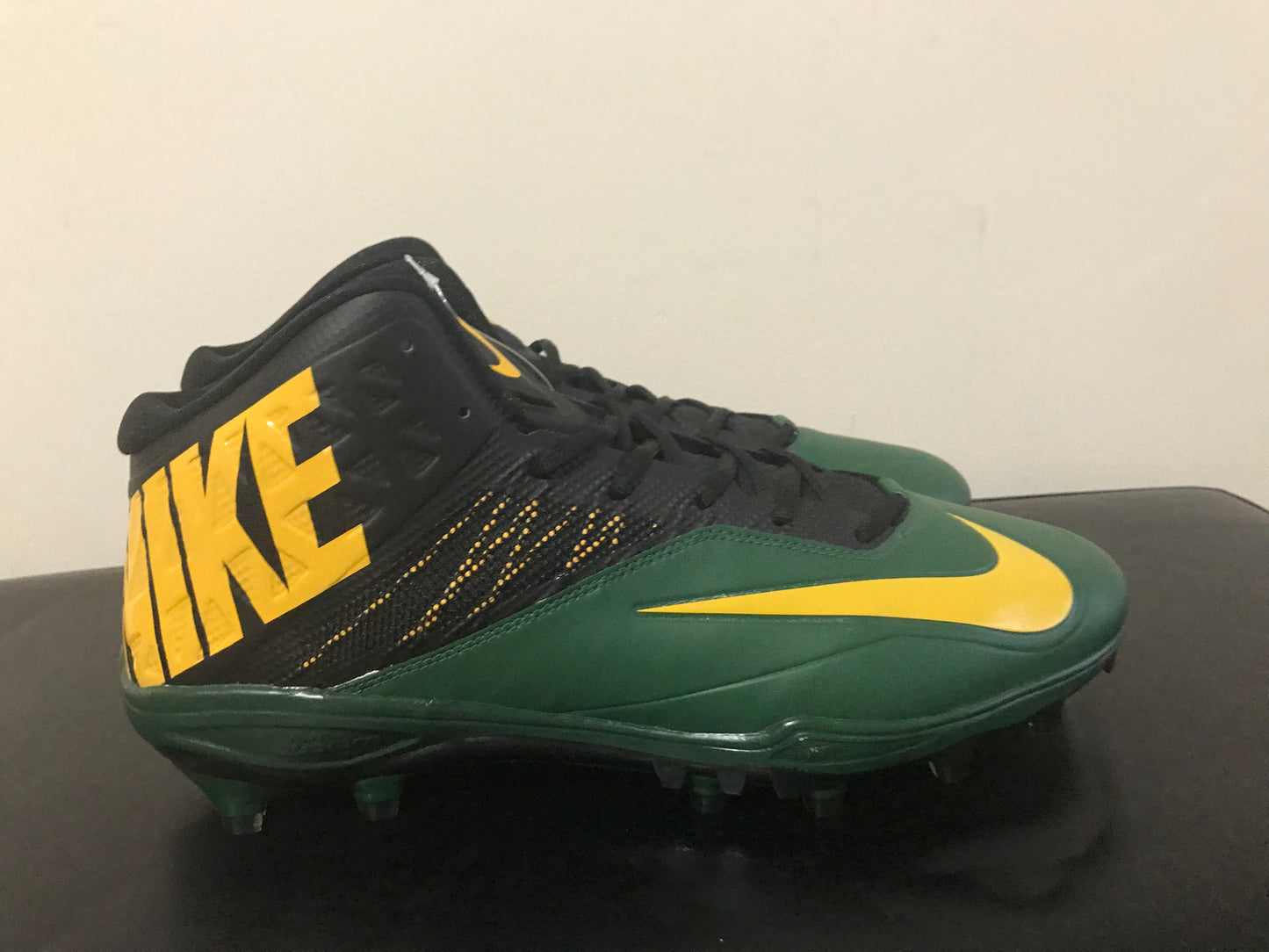 Nike Zoom Code Elite TD Football Mens Cleats 620499-012 Green Yellow Size 16 New