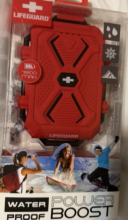 LIFEGUARD Water Proof Power Boost Power Bank With Flashlight