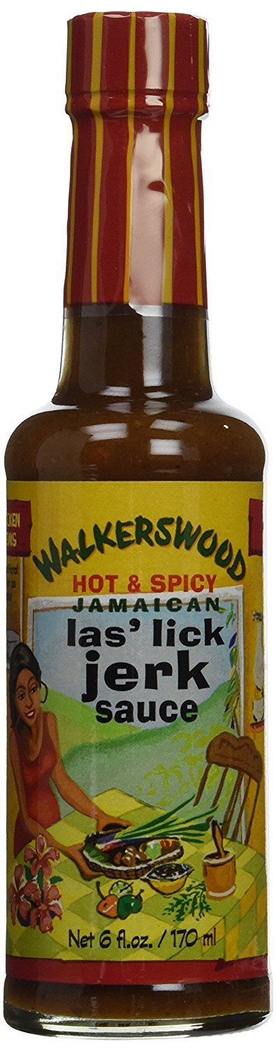 Walkerswood Hot & Spicy Jamaican Las' Lick Jerk Sauce (Pack of 12)