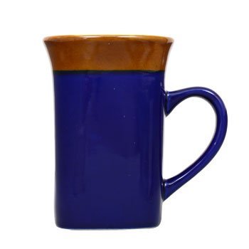 1 X Large Coffee Mug Contemporary Classic 14 Oz Coffee Mug Dark blue Coffee Cup Restaurant Diner Coffee Mug Classic Style Kitchen Coffee Cup Plain Coffee Mug Cabin Style Modern Style Coffee Mug Stoneware Mug