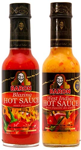 BLAZING AND WEST INDIAN HOT SAUCE VARIETY PACK (5 OZ / 2 BTL)