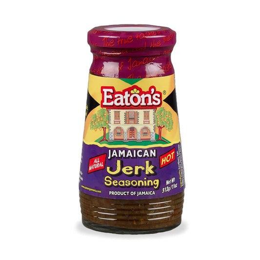 Eaton's Authentic Jamaican Jerk Seasoning - Easy to Use, Flavorful Caribbean Jerk Seasoning, Perfect as Meat or BBQ Rubs, Grilled Chicken Seasoning or Marinade