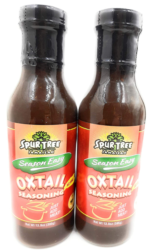 Spur Tree Oxtail Seasoning – Oxtails Seasoning to Experience Authentic Jamaican Cuisine – All-Natural And Fresh Ingredients – Oxtail Seasoning Jamaican (13.9 Oz, 2 Pack)