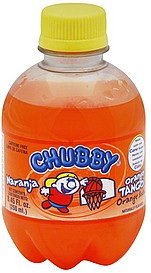Chubby Orange Soda 8.45 Oz Caffein Free 6 Pk