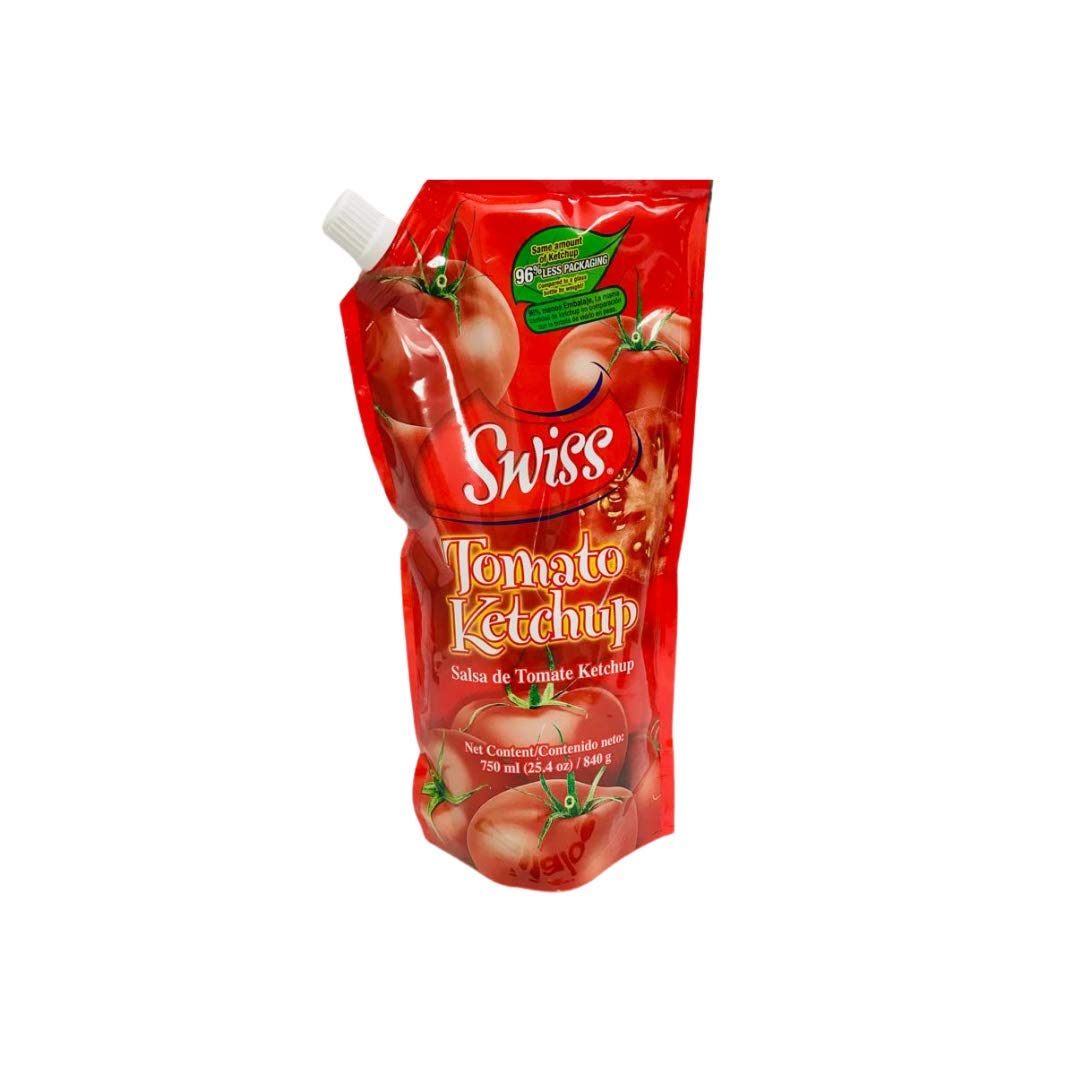 Swiss Trinidad Tomato Ketchup - 750 ml / 25.4 oz (Pack of 3)