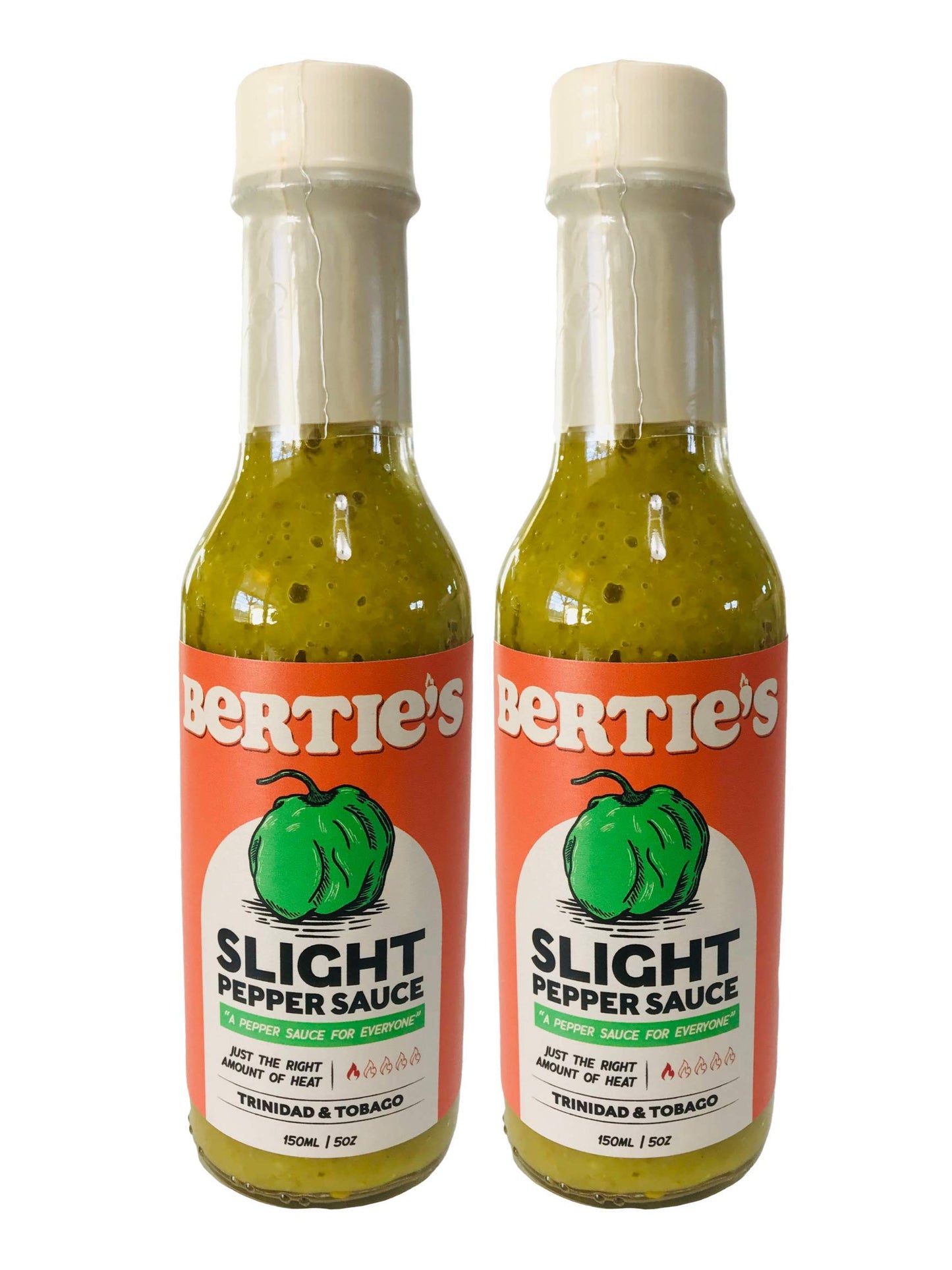 Bertie's Slight Pepper Sauce 150ml (Pack of 2)