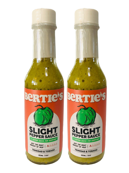 Bertie's Slight Pepper Sauce 150ml (Pack of 2)
