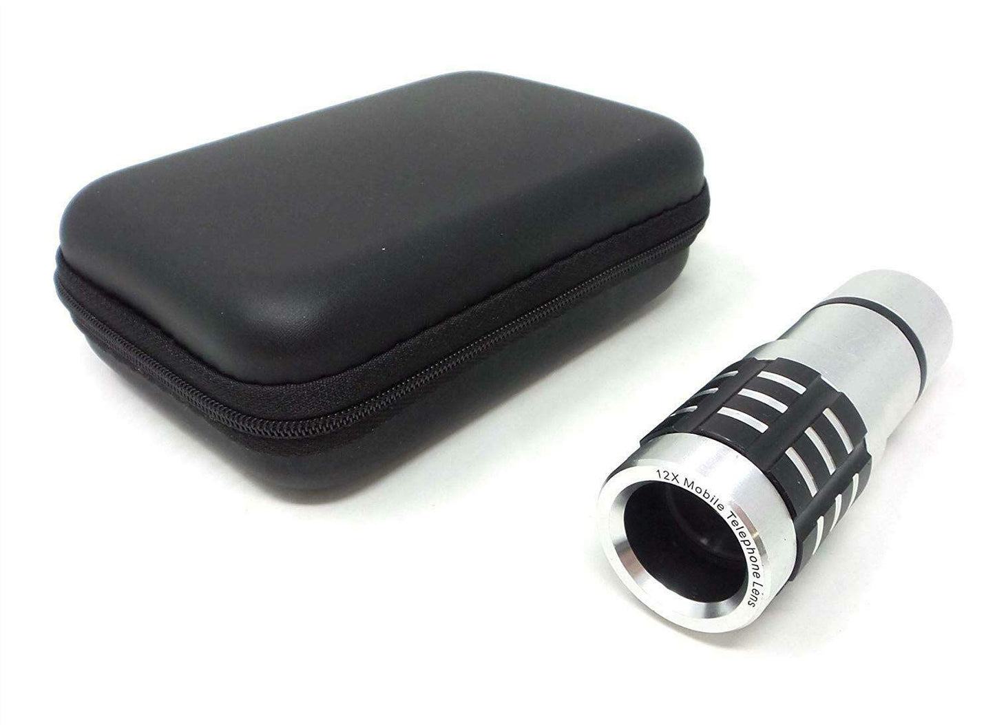 Poser Snap Pro Mobile 12x Zoom HD Telephoto Clip Lens Silver 98712