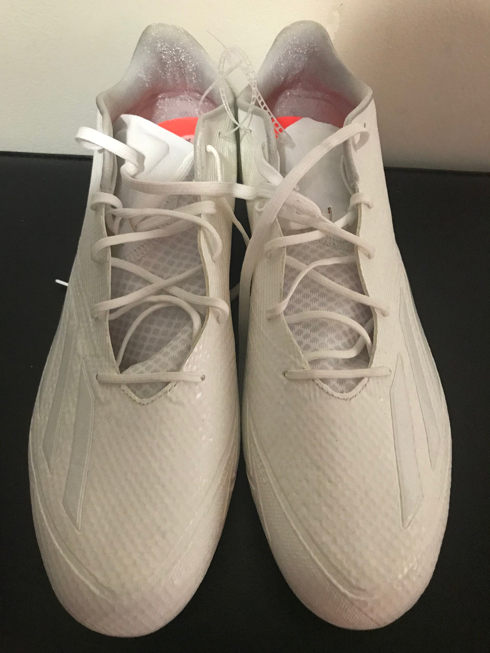 Adidas Adizero 5 Star 5.0 Low Football Cleats White Animal Print Q1606 ELWOOD INTERNATIONAL