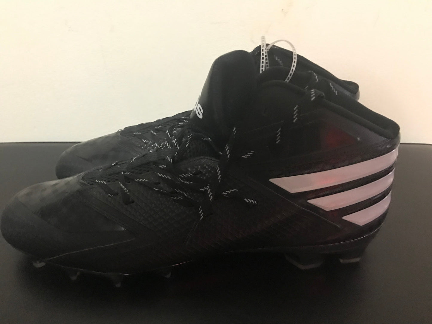 Adidas Freak X Carbon Mid Football Cleats Men’s size 17 Black White B72700