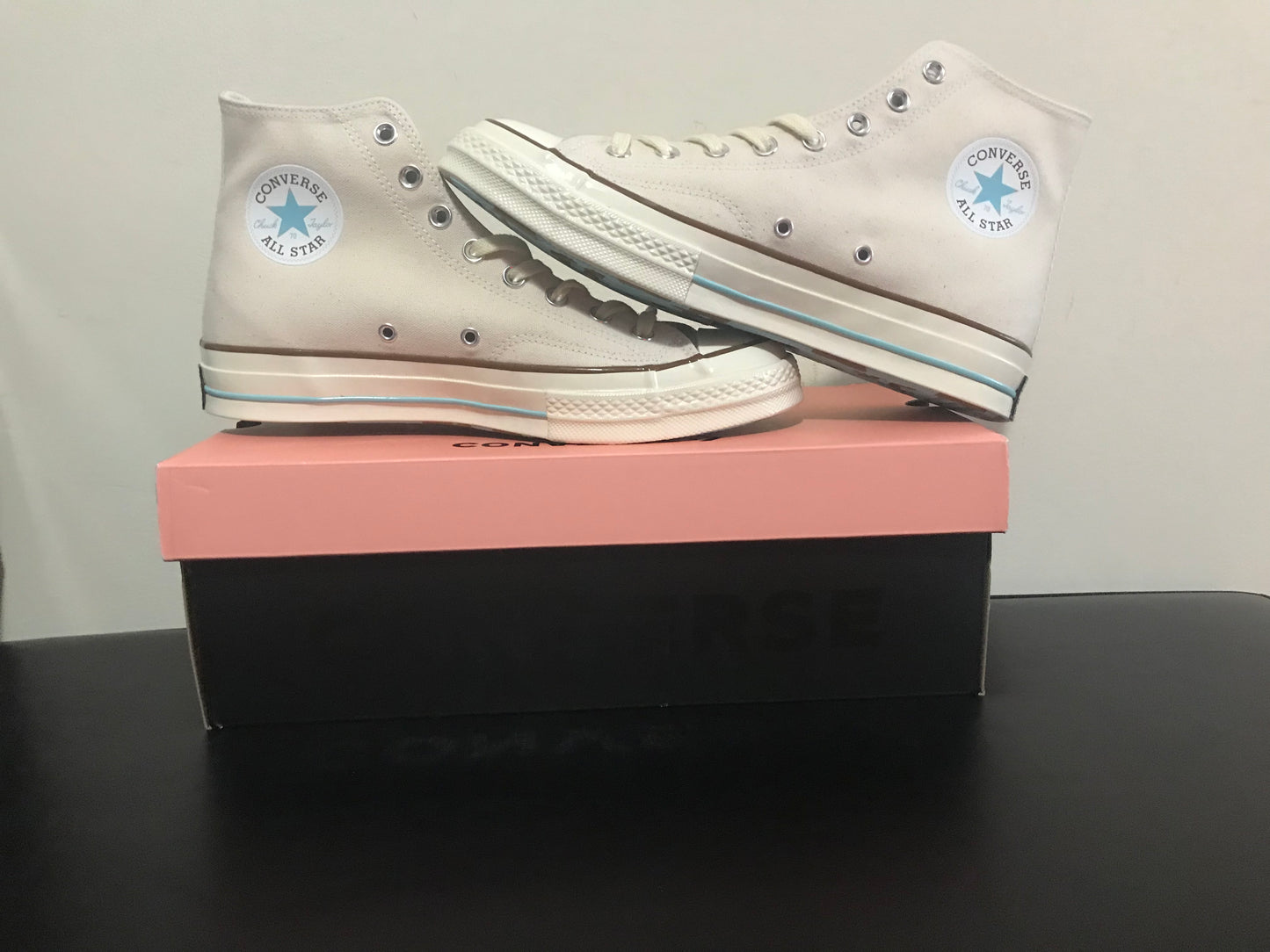 Unisex Converse Chuck 70 High X Golf Le Fleur Parchment Canvas Size 9 Mens Shoes In Bei