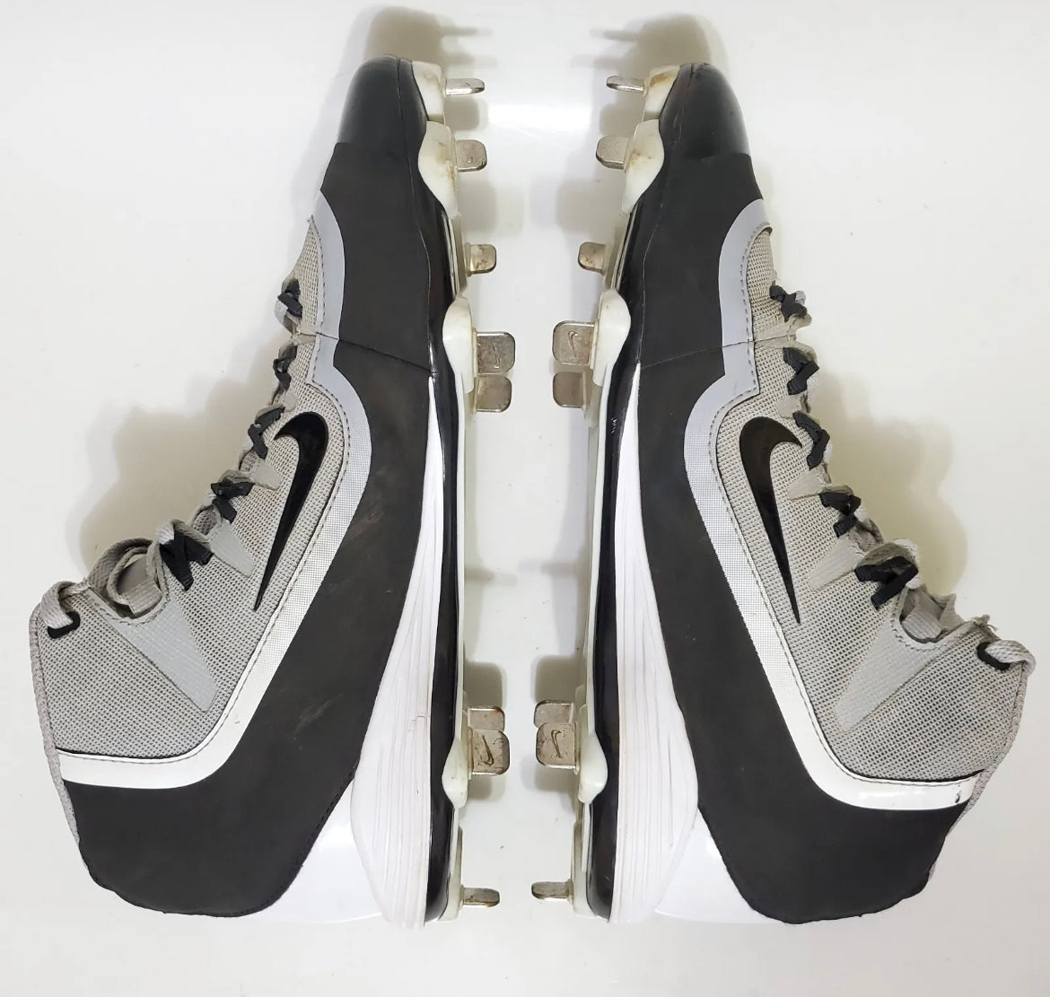 New Nike Huarache 2KFilth Pro MD Black / Grey Baseball cleats 807128-001